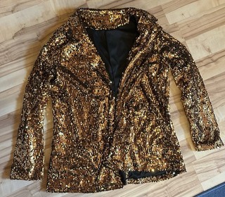 Pailettenjacket Gold XL Damen NEU