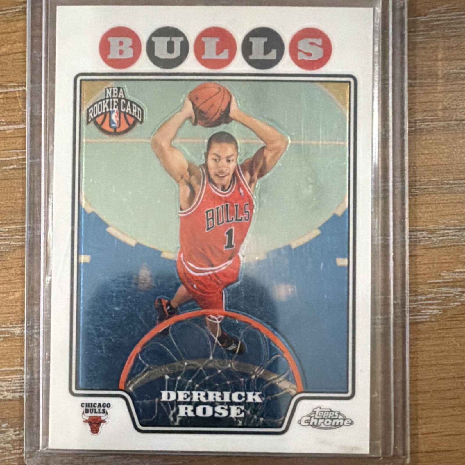 Topps Chrome 2008-09 Derrick Rose Rookie #181 Chicago Bulls NBA Basketball Card