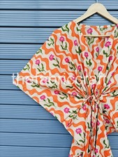 New Indian Summer Wear Dress, Cotton Kaftan, Bridal Kaftan, Bridesmaid Kaftan