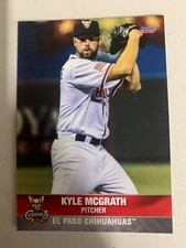 Kyle McGrath Card 2021 El Paso Chihuahuas Team Card