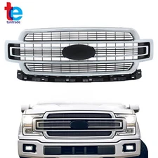 For Ford F-150 F150 Limited 2018-2020 Chrome Front Grille Grill JL3Z8200RA