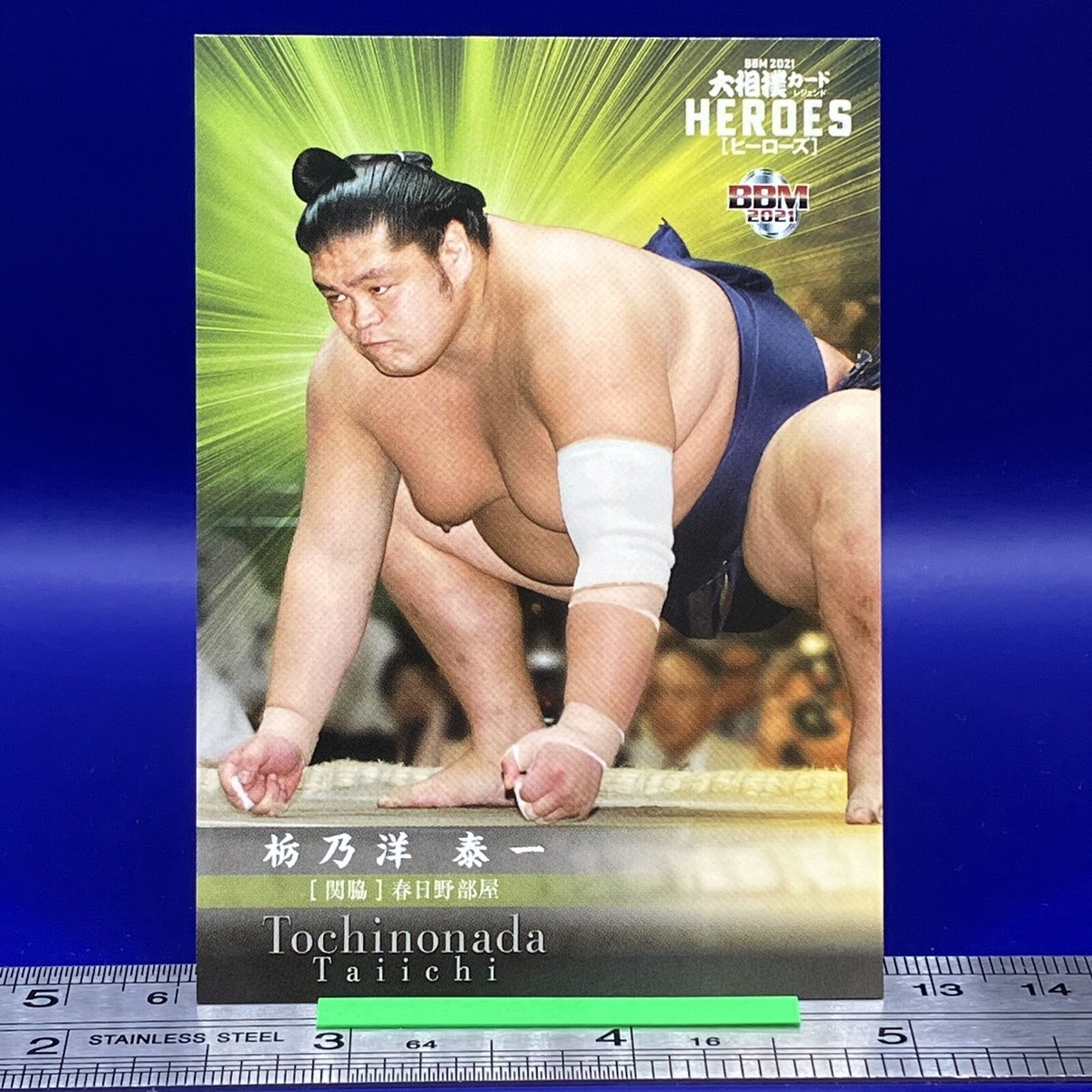 Tochinonada Taiichi Sumo Wrestler Trading Card Rikishi BBM TCG