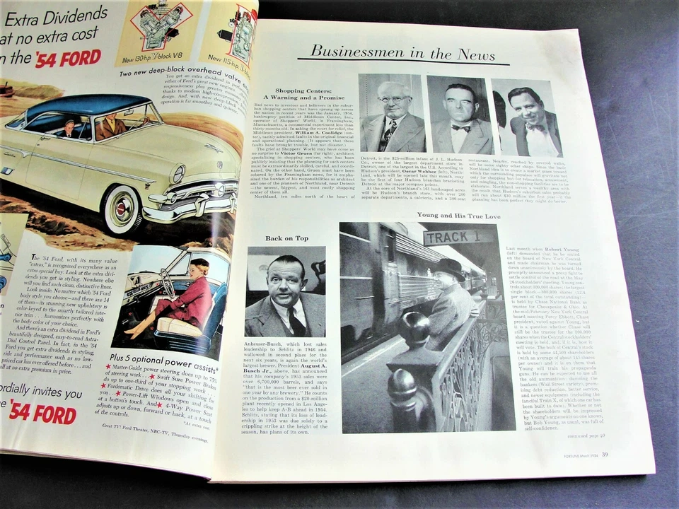 Fortune Magazine March 1954-Great Photos, Illustrations, Articles and Ads. Foto 4 de 4