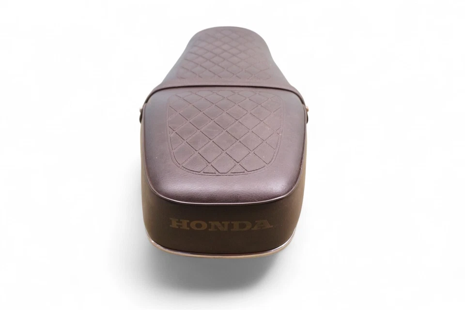 Honda CB500T 1976 original CB 500 T doble asiento marrón sillín HD104 *2538 Foto 3 de 4