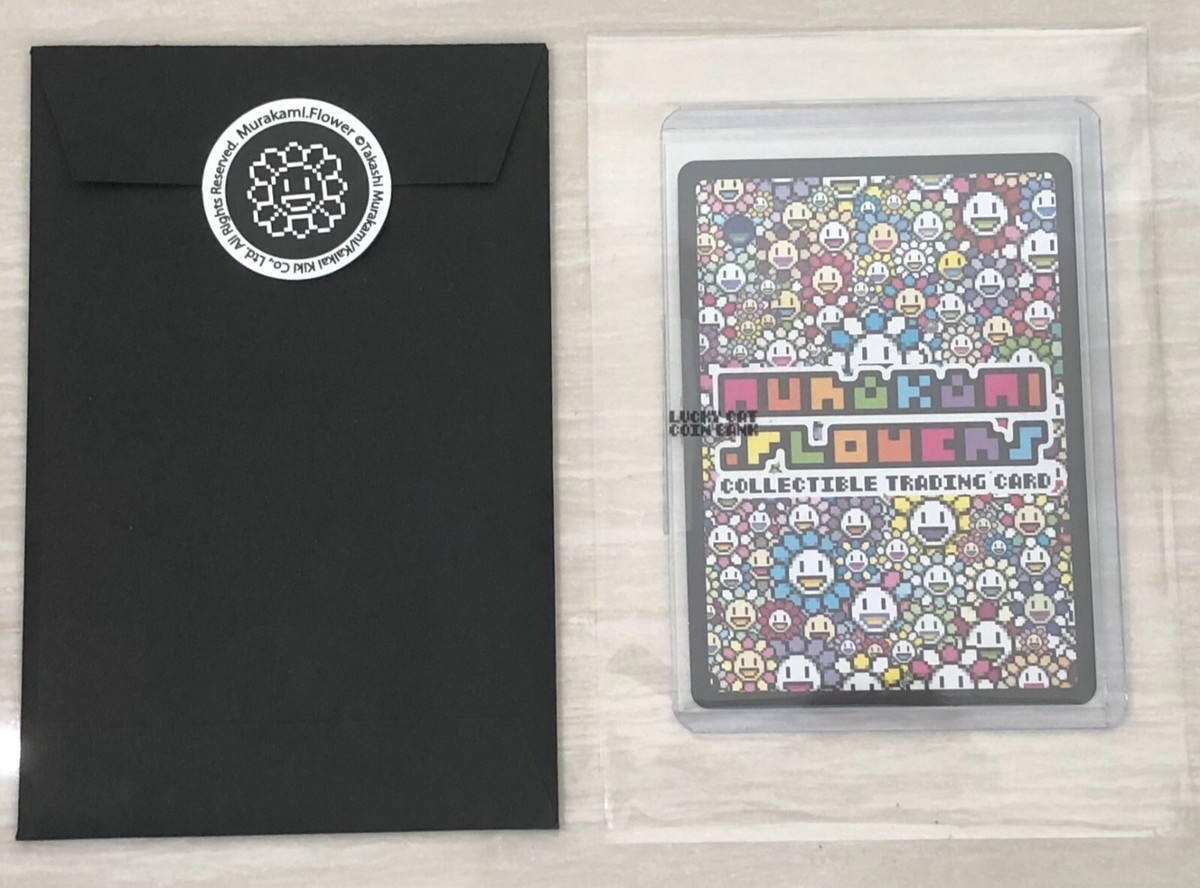 Takashi Murakami Flowers Trading Card Lucky Cat Coin Bank [ FAT