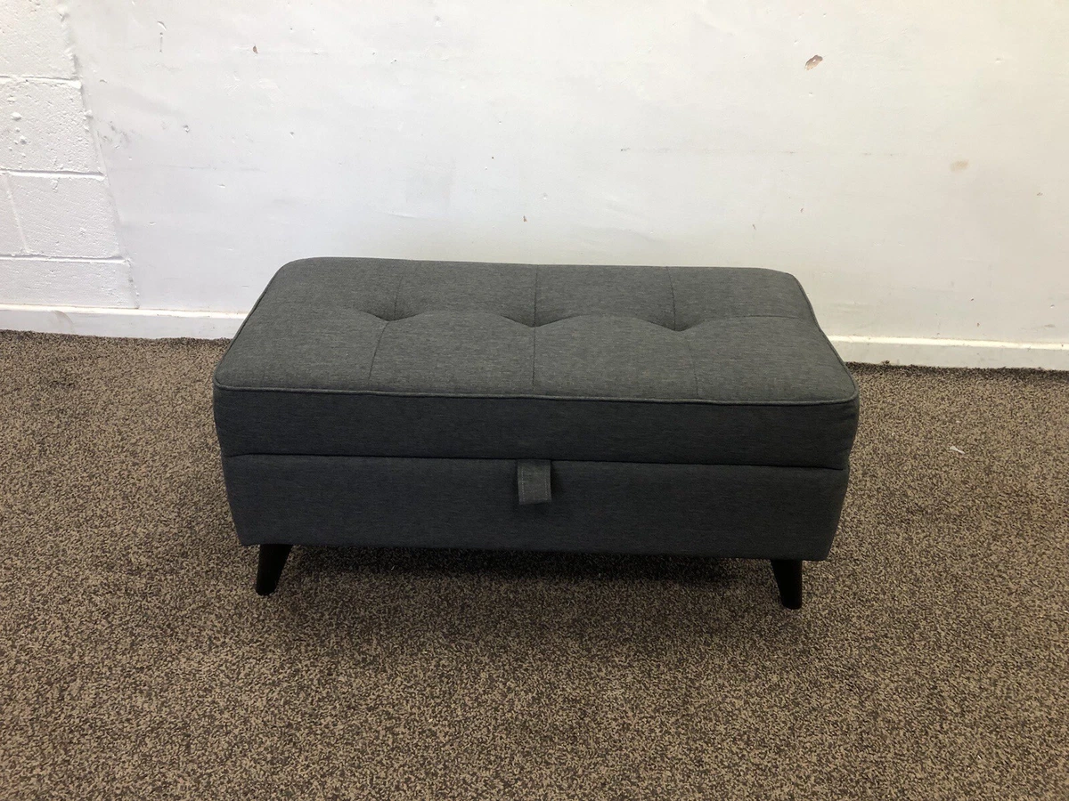 Charcoal footstool deals