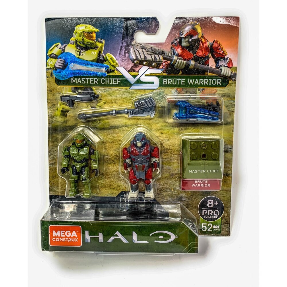 Mega Construx HALO Infinite Master Chief VS Brute Warrior