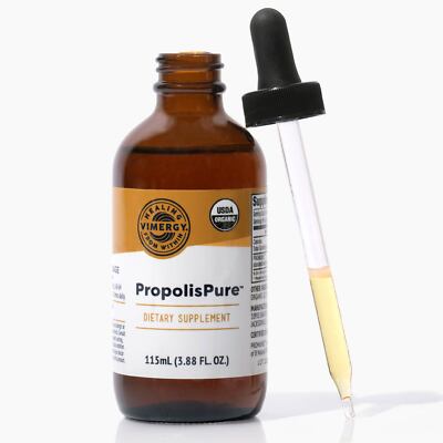 Vimergy PropolisPure    USDA Organic Propolis Liquid Extract   Immune Support