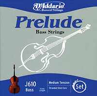 D'Addario J610 Prelude Bass 3/4 Scale String Set
