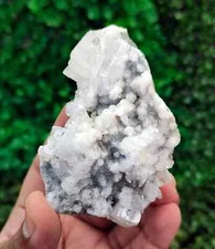 Natural Coral Chalcedony & Apophyllite Mineral Specimen
