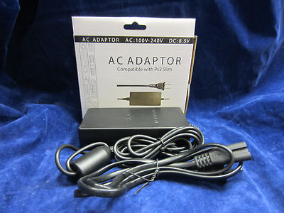 Old Skool AC Power Charger Adapter for Slim Playstation 2 PS2 Slim
