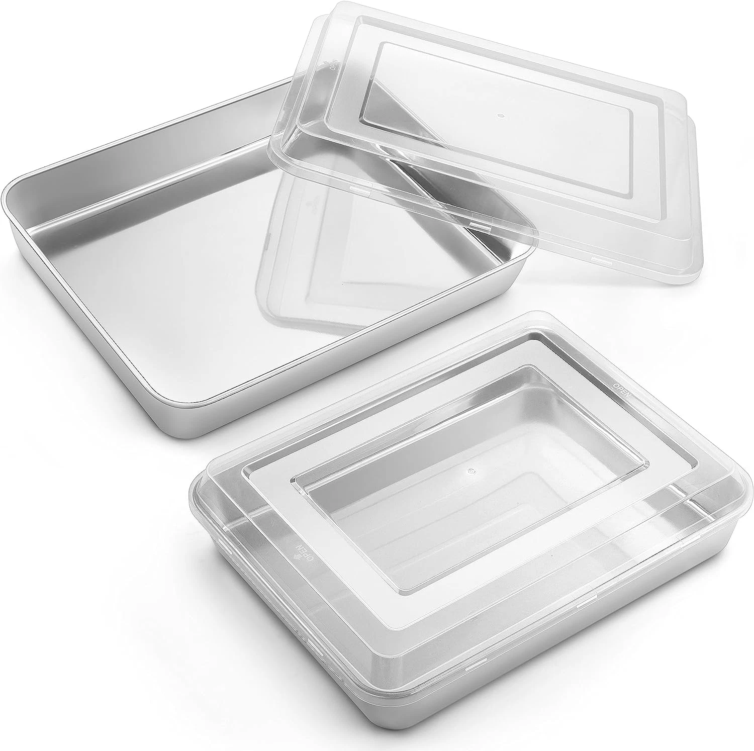 9 x 12 x 2 Inch Baking Pan with Lid 2 Pack Stainless Steel Lasagna Rectangula...
Opens in a new wind