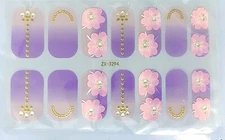 Color Gel  Nail Polish Strips . ZX3294. Read Description Below