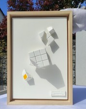 Bram Mous – 3D Pop Art Objekt – Rubik’s Cube Yellow Corner