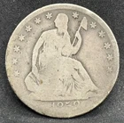 1858-O Seated Liberty Half, VG Very Good Condition!
