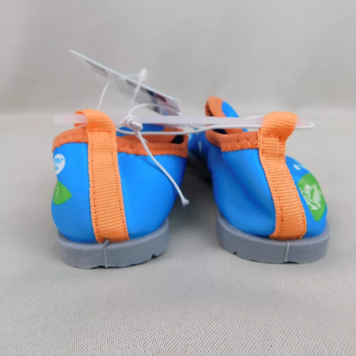 Sun Smart Kids Hi Top Water Shoes Blue Dinosaur 5 6 Small 681