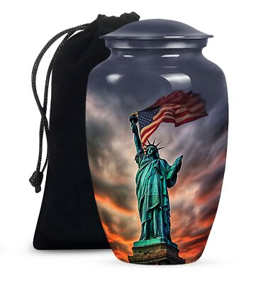 Large Statue Of Liberty Human Urns For Adult Male Ashes Urn For Female Sister