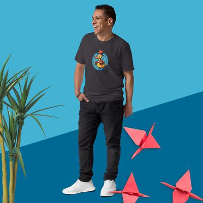 Unisex Time Duck organic cotton t-shirt