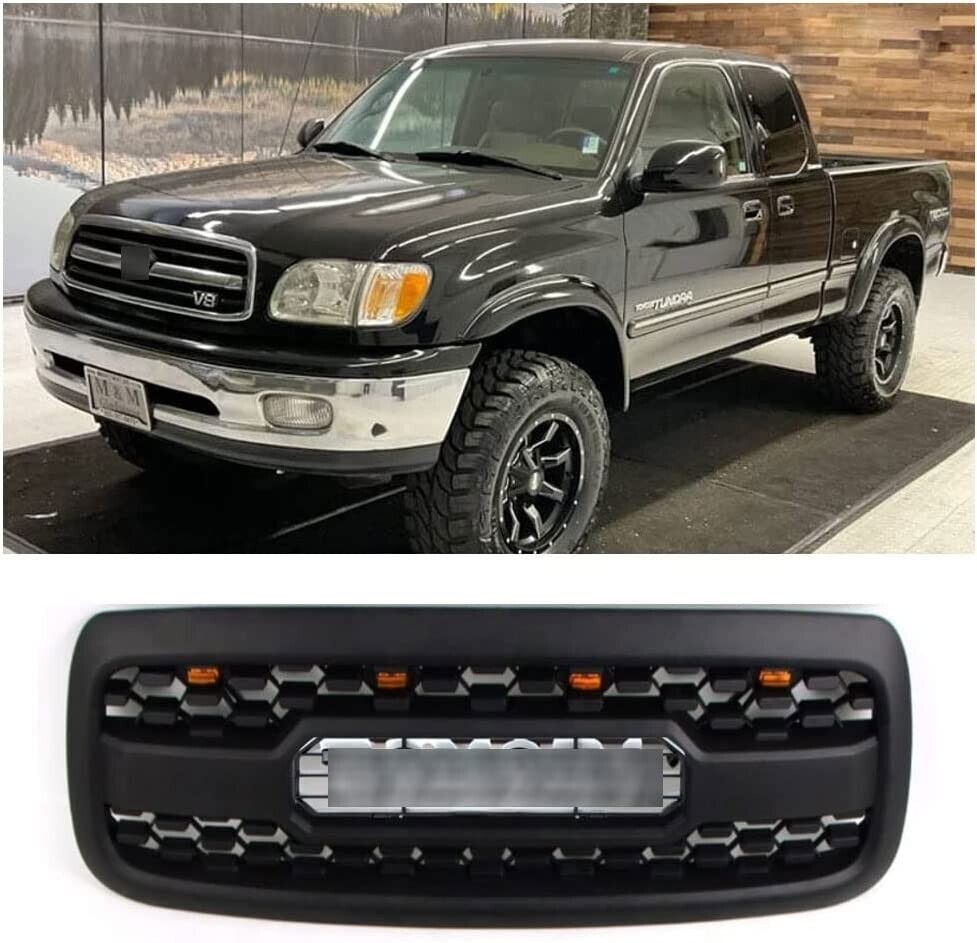 Front Grille Fits for 1st Gen Tundra 2000-2002 W/Light Letters
