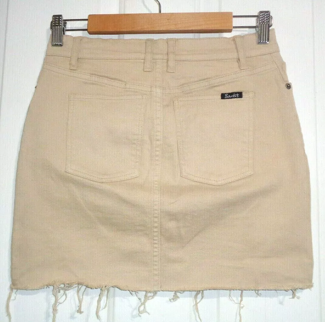 Denim skirt bardot cheap