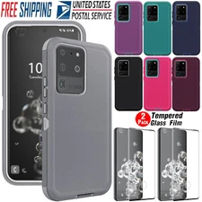 For Samsung Galaxy S20 FE/Plus/Ultra 5G Shockproof Case Cover / Screen Protector