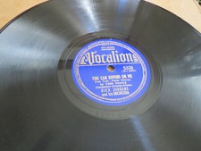 Dick Jurgens v Eddy Howard -Depend on Me/ Old Beer Bottle (1939) Vocalion 78 EE-