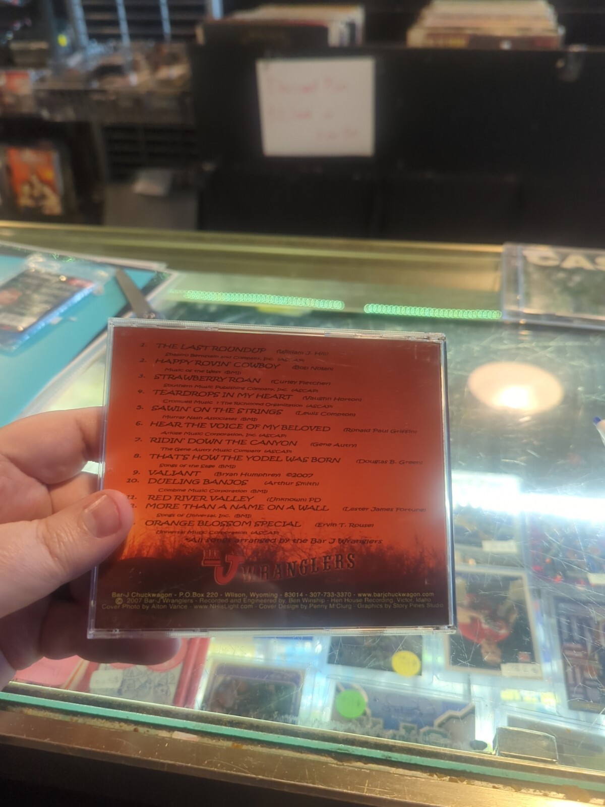 Headin for the Last Roundup by Bar J Wranglers, CD, Autographed Cover