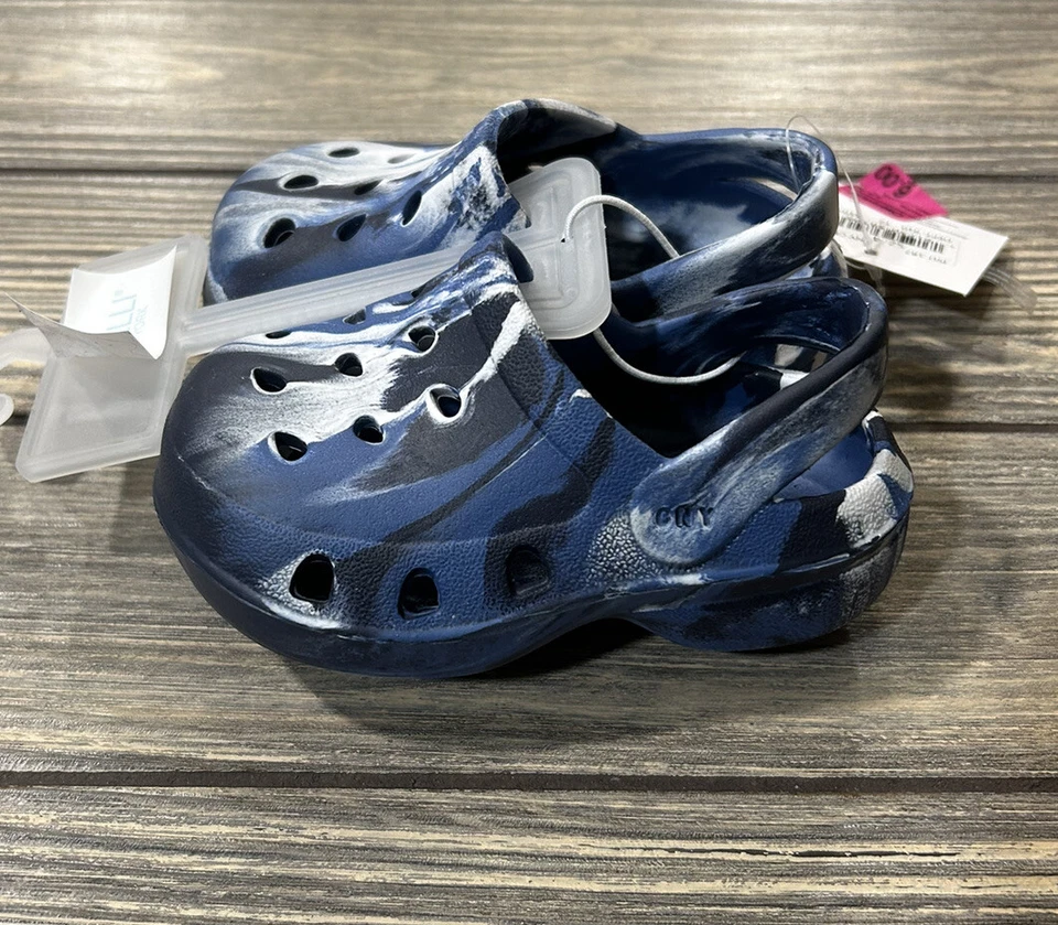 Capelli New York Blue White Slide On Summer Shoes Toddler 4 NWT - Image 2 of 4