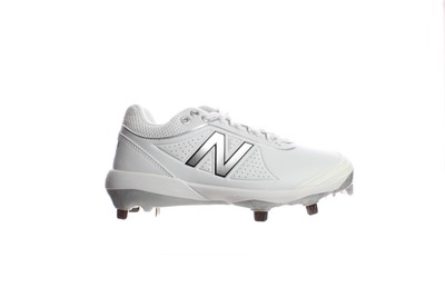 White/Silver Softball Cleats Size 