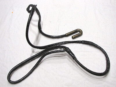 Gürtel Leine Mensch Leder Schwarz Slave Sado Bauernhof Bondage Krallen High Fashion