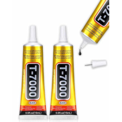 T-7000 Black Adhesive Glue - 2PCS 15ml | High-Performance Waterproof Adhesive US