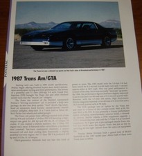 1987 Pontiac Trans Amgta Specs Info Photo 87 Firebird Ta Ta 1987 Pontiac Trans Amgta Specs Info Photo 87 Firebird Ta Ta