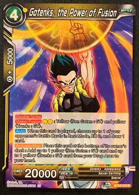 Gotenks, the Power of Fusion | BT10-112 R | Gelb | Dragonball Super TCG