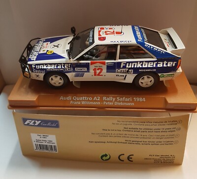 96097 E-1901 FLY AUDI QUATTRO A2 R SAFARI 84 #12 F WITTMANN