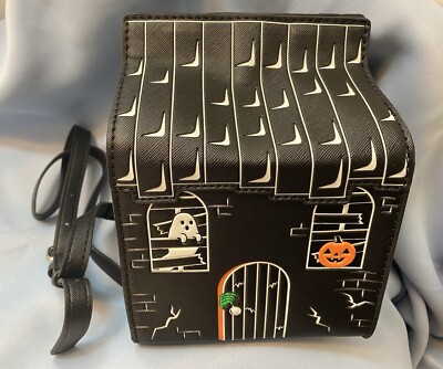 Mad Engine NEW Halloween Haunted House Crossbody Purse Crossbody Pumpkin Ghost