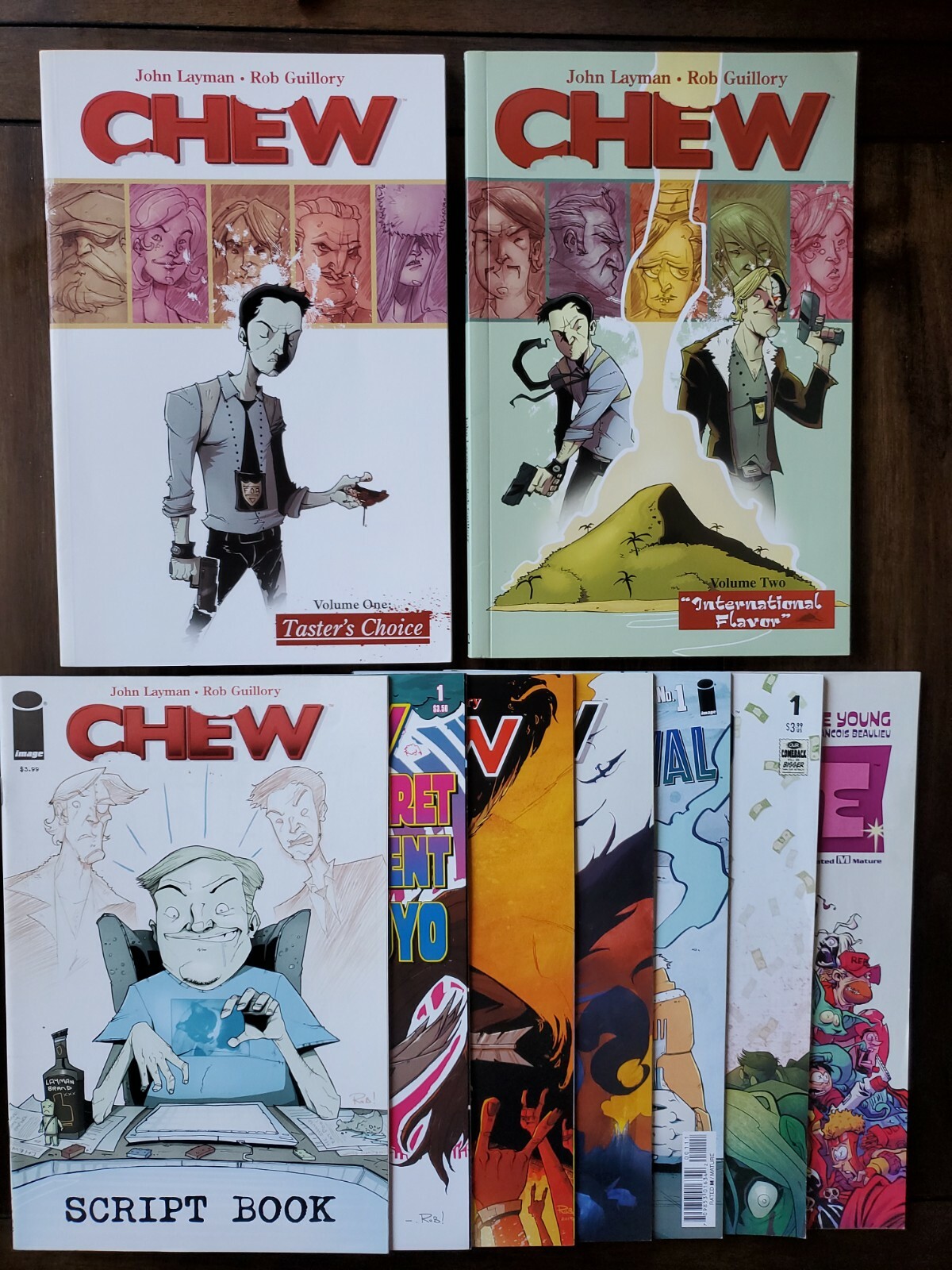 IMAGE COMICS CHEW COMIC LOT 5 TPBS + 7 COMICS 1ST PRINT NM POYO REVIVAL |  eBay