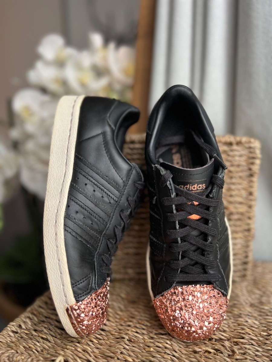 Adidas Trainers Superstar 80s Rose Gold 3D Metal Toe UK6 UK - Main Image