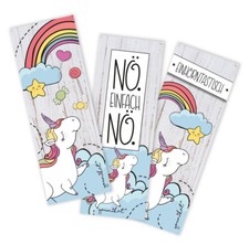 12er Set Einhorn-Lesezeichen I 3 Motive I dv_252