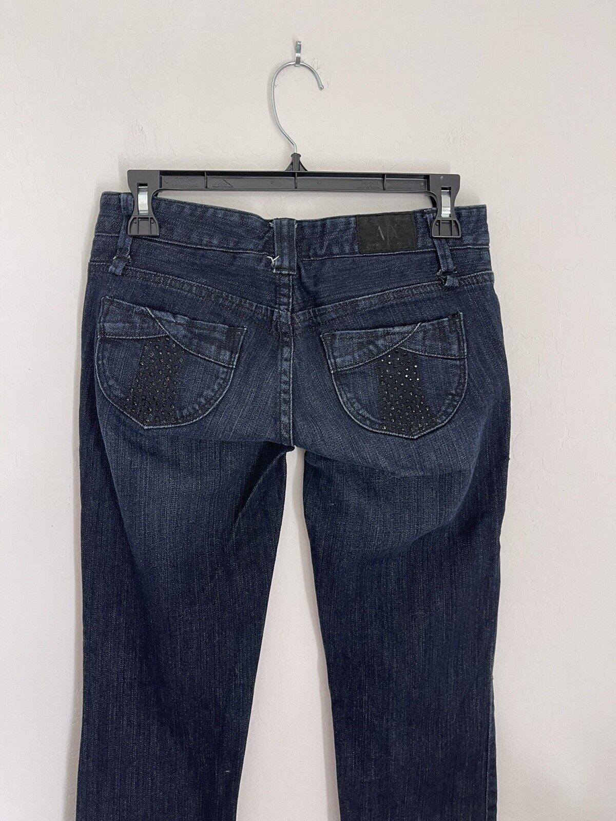 ARMANI EXCHANGE 90s Y2K Style Embellished Jeans S… - image 3