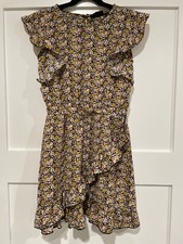 Kidpik Girls Dress Sz 10 Yellow Floral