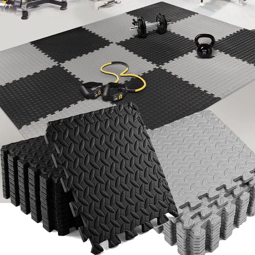 Puzzle Exercise Mat EVA Interlocking Foam Floor Tiles for Gym Mat  Floor Padding