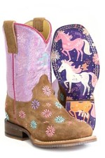 Tin Haul DAISY FLORAL PONY SOLE Cowboy Boots