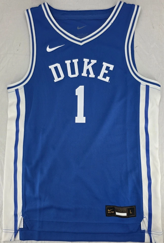 NUEVA Camiseta de Baloncesto Duke Blue Devils #1 Kyrie Irving Nike Dri-Fit Juvenil L Foto 2 de 4