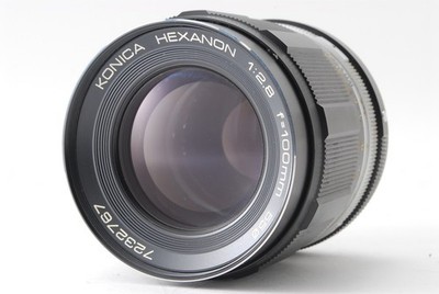 Konica Hexanon 100mm f/2.8 AR Portrait MF Lens Excellent Condition from Japan