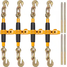 Ratchet Chain Binder 38in.-12in. Heavy Duty Load Bindersg80 Hooks 12000 Lbs Ratchet Chain Binder 38in.-12in. Heavy Duty Load Bindersg80 Hooks 12000 Lbs