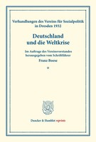 Franz Boese | Deutschland Und Die Weltkrise. | Taschenbuch | Deutsch (2016) | V