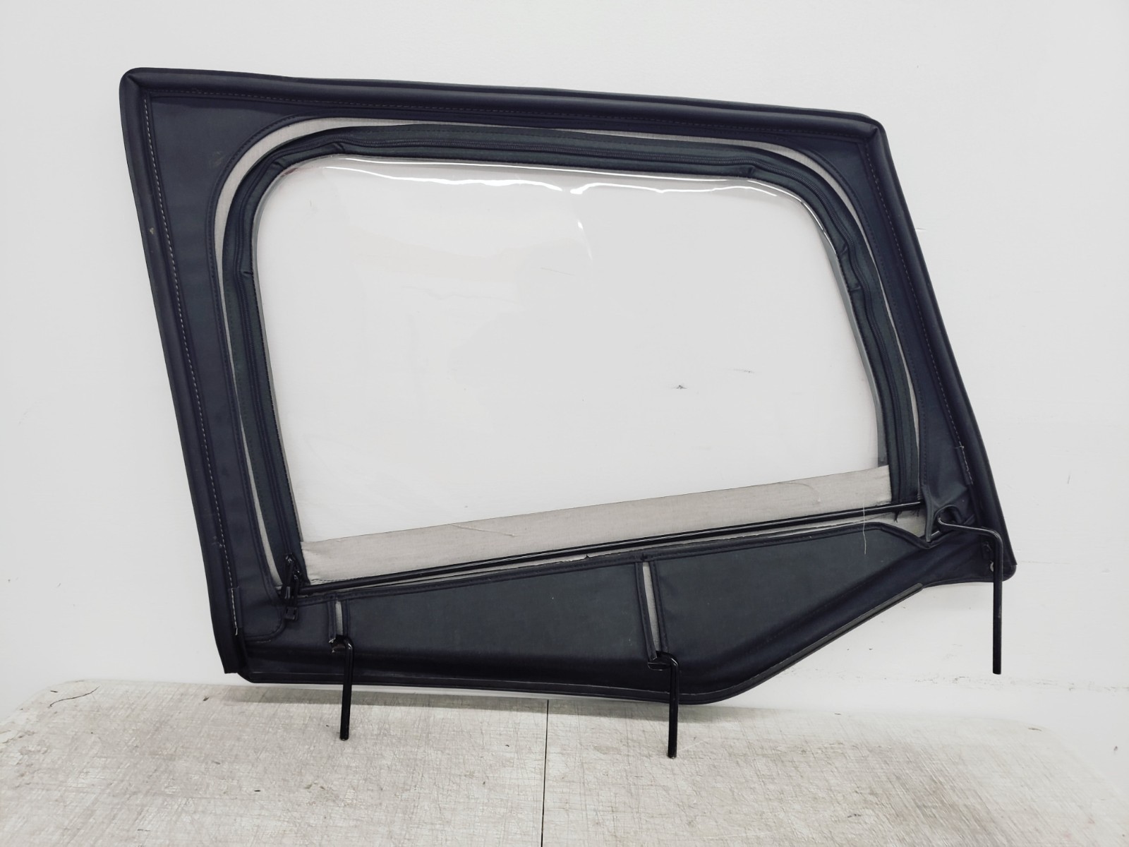 Bestop Upper Door for 87-95 Jeep Wrangler YJ Half Door Window SKIN & FRAME Black