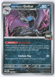 Team Rocket's Golbat 121/182 Destined Rivals Reverse Holo