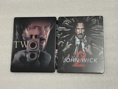 John Wick Chapter 2 Custom Made G2 Steelbook/SteelUp Case Movie (No Disc) New