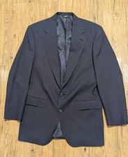 Vtg Polo Universirty Ralph Lauren Blazer Mens Navy Gold Buttons USA See Pics Ii